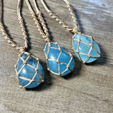 Aquamarine Adjustable Necklace